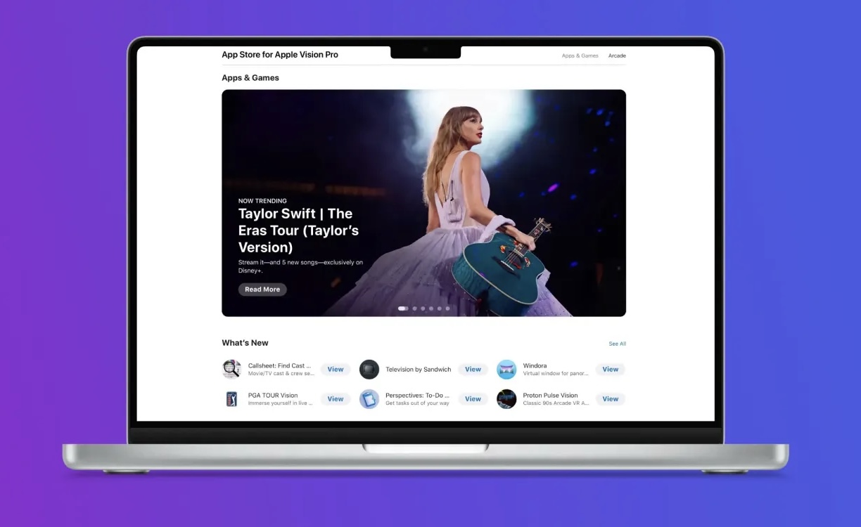 Apple запустила веб-версию App Store для Vision Pro. Посмотреть может каждый