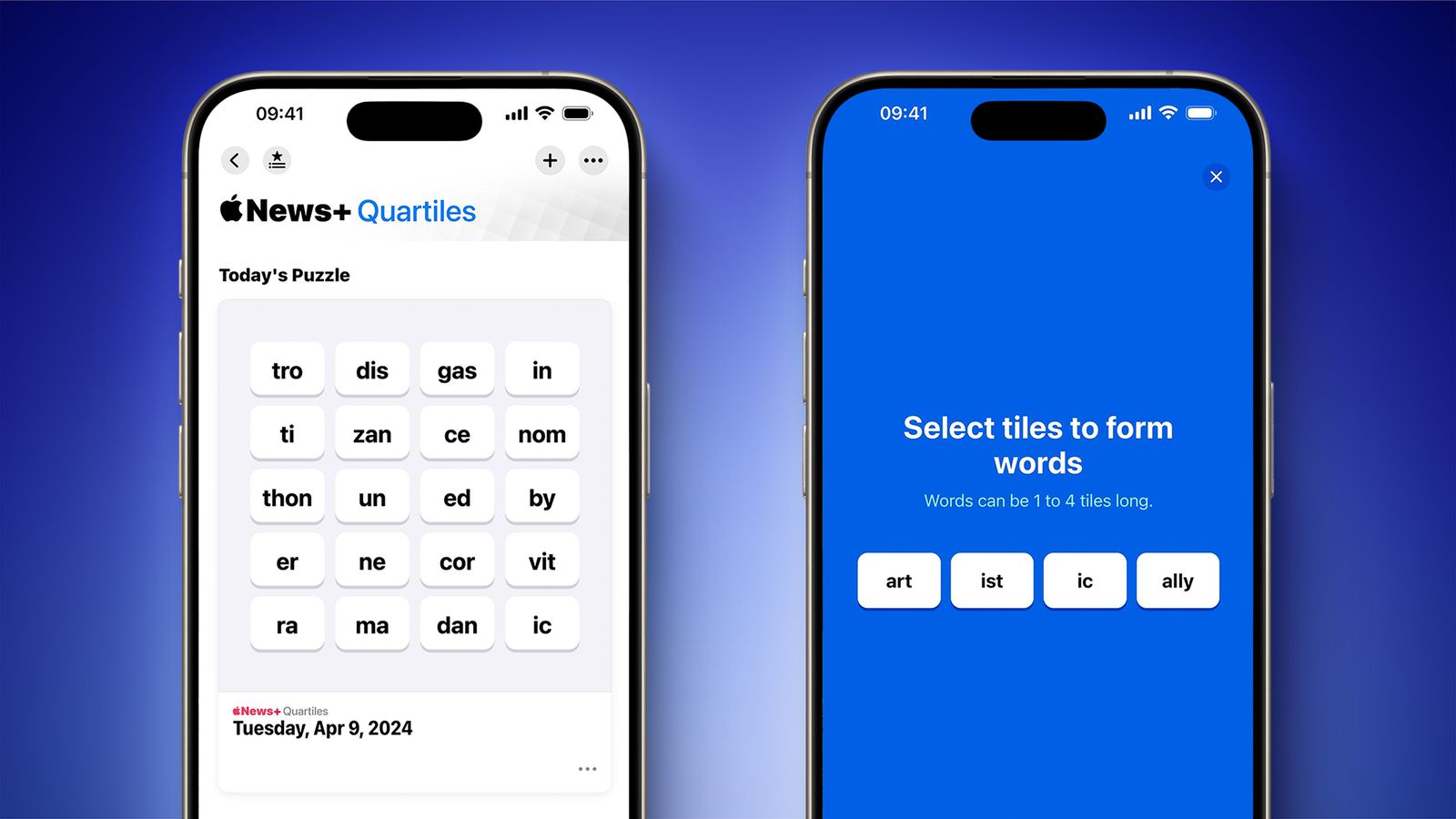 В iOS 17.5 появилась встроенная игра Quartiles, где нужно угадывать слова. В России недоступна
