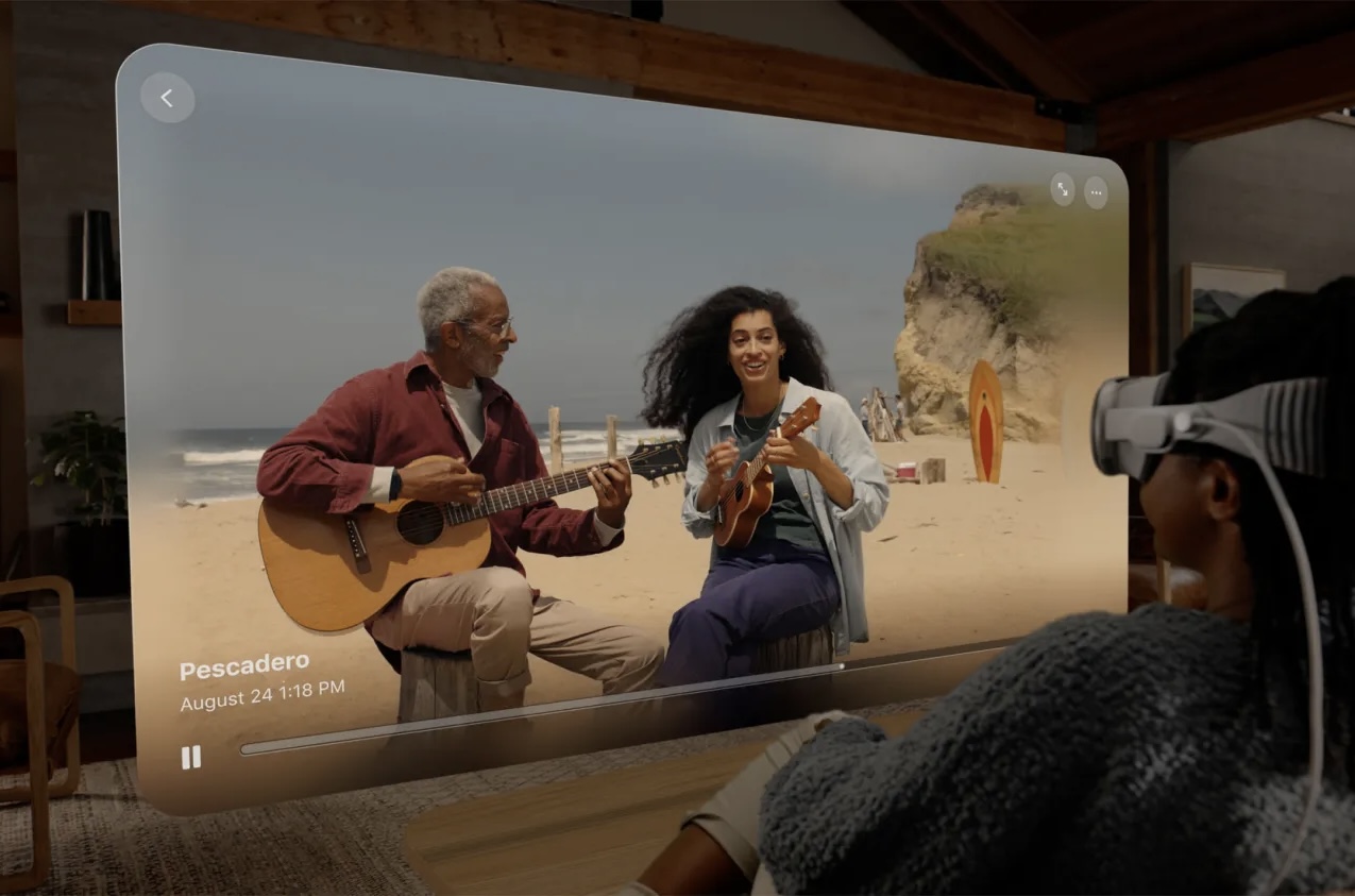 Apple разрешит покупателям в Apple Store просматривать пространственные видео в Vision Pro, снятые на их iPhone