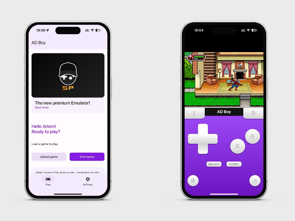 В App Store вышел эмулятор игр Game Boy и NES для iPhone. Называется AD Boy