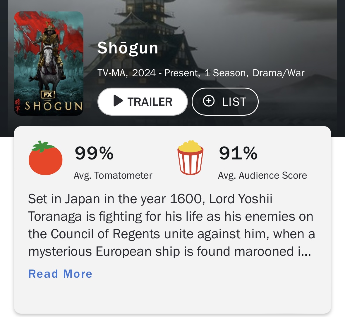 Посмотрел сверхпопулярный сериал «Сёгун» (2024). Критики ликуют, но почему