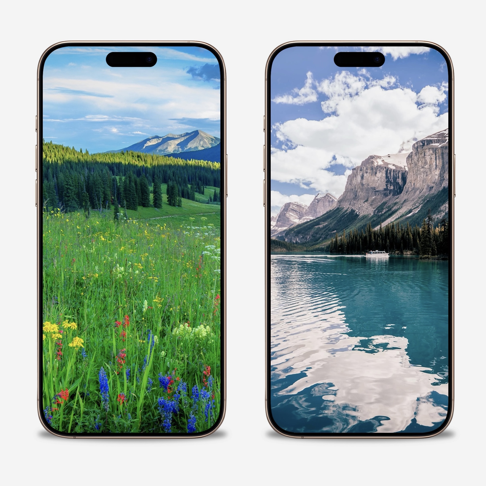 10 обоев iPhone с горами и равнинами. Яркие и сочные