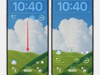 Как в iOS 26 сдвинуть виджеты на экране блокировки вниз