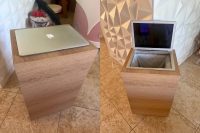 Американец сделал мусорное ведро из старого MacBook Air и продает его 36 тысяч рублей