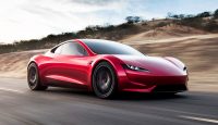 Tesla-Roadster-Schweben Илон Маск пообещал представить новый Tesla Roadster до конца когда. Его ждут 8 лет