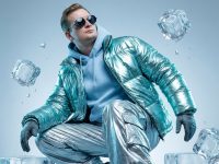 Айс-бейби промт. Превращаем себя в стильного парня в футуристичной атмосфере с кубиками льда