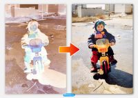 Без нейросетей и улучшайзеров. Как я восстановил семейные фотографии 90-х