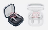 Слит дизайн наушников Samsung Galaxy Buds 4. Новый футляр с прозрачной крышкой и более плоские ножки
