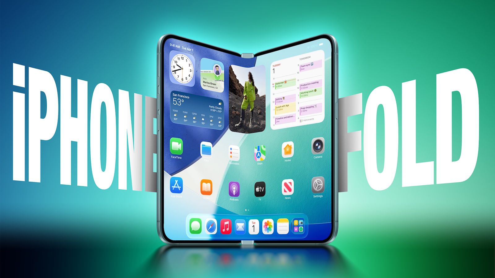 В iPhone Fold появится многозадачность с стиле iPadOS