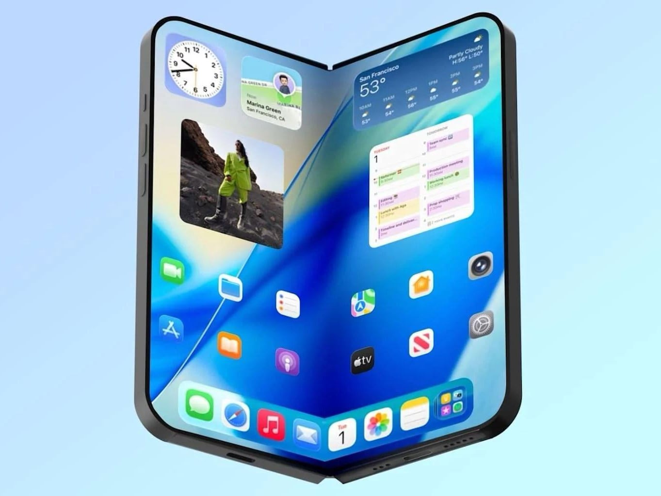 Apple столкнулась с проблемами при производстве iPhone Fold. Их надо решить до мая, чтобы не переносить презентацию